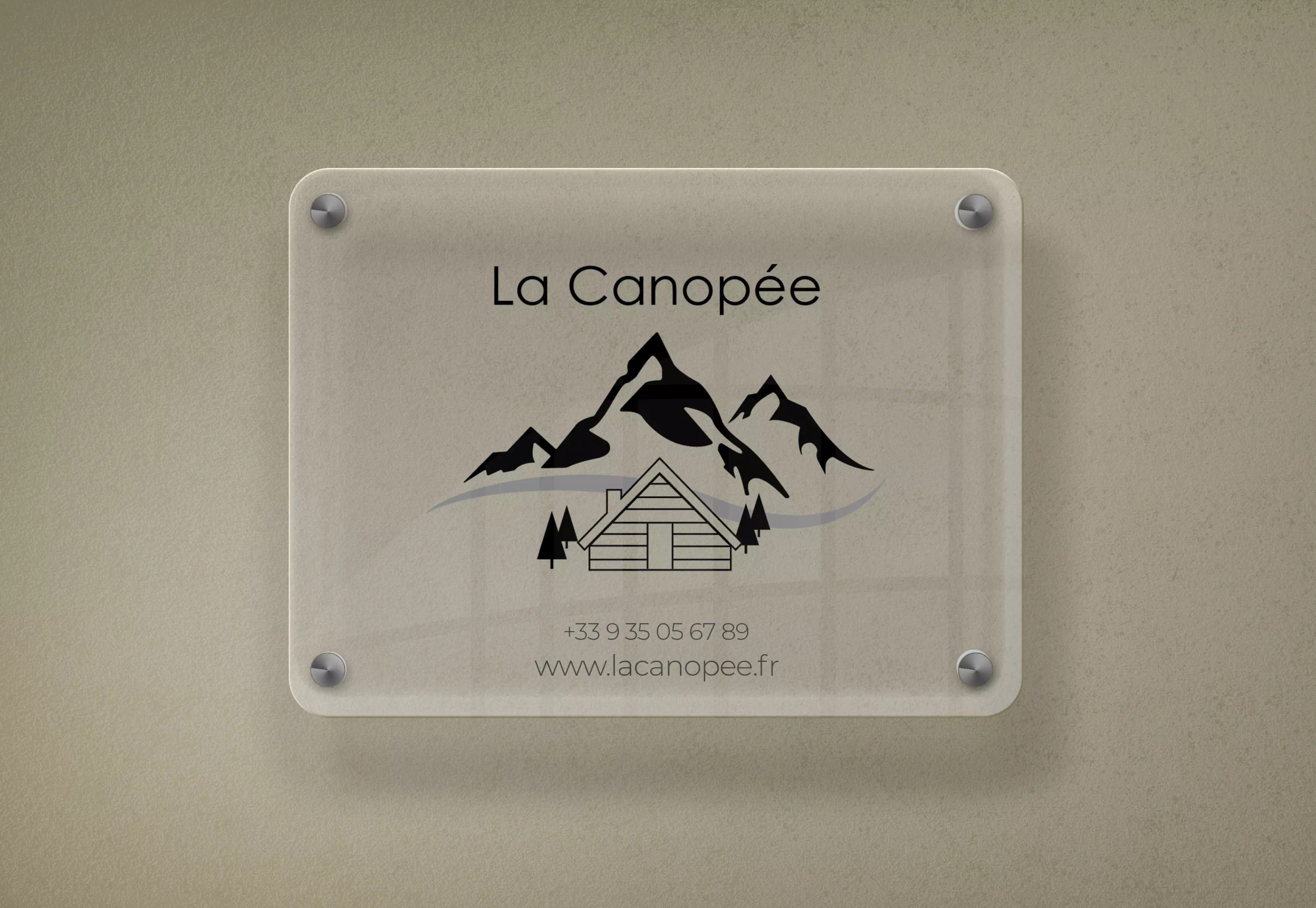 La Canopée mockup panneau